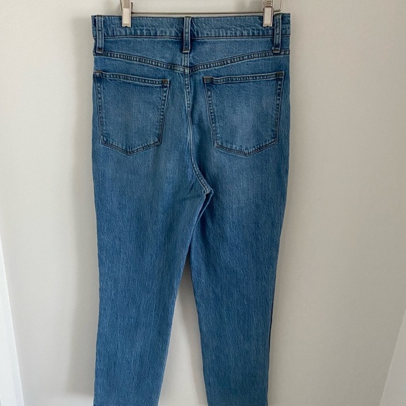 J Crew Men’s Women’s High Rise Classic Vintage Straight Leg Jeans Sz 28 EUC - Picture 4 of 4